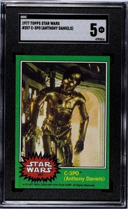 C-3PO - 1977 Topps Star Wars #207 - SGC 5 - Non-Error - Picture 1 of 2