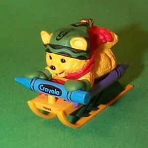 'Bright Sledding Crayolas' 'Collector's Series' NEU Punze 1998 Ornament - Bild 1 von 7