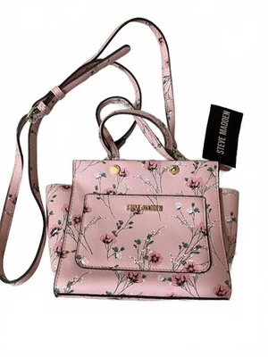Steve Madden Bandolera Mini Bolso de Mano Cartera Rosa Floral Bolso de Hombro Nuevo con Etiquetas Foto 1 de 4