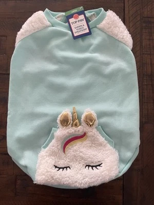 Top Paw Sherpa & Fleece Dog Unicorn Sweater Dog Costume Size Large NEW - Image 1 of 4