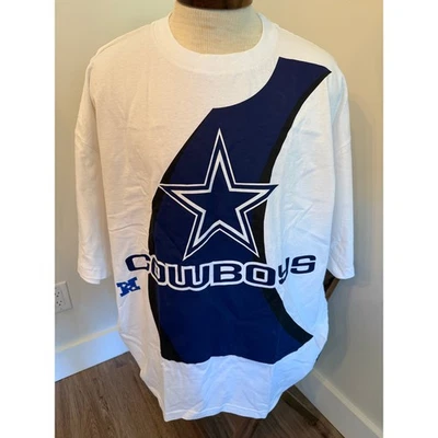 Dallas Cowboys Reebok NFL Equipo Ropa Sobre el Campo Blanco Hombres Manga Corta Talla 2XL Foto 1 de 4