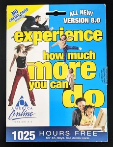 Versione 8.0 America Online Disco Programma da Collezione, AOL, NUOVO/SIGILLATO 2002 - Foto 1 di 3