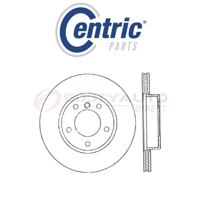 Centric C-TEK Disc Brake Rotor for 2000 BMW 323Ci 2.5L L6 - Kit Set Braking ok Foto 1 de 4