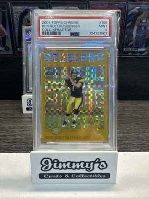 2004 Topps Chrome - Ben Roethlisberger #166 Gold X-Fractor /279 (RC) - Image 1 of 2