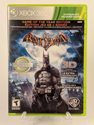 Batman: Arkham Asylum - Game of the Year Edition (Xbox 360)➡️CIB - Nice📀! - Image 1 of 4