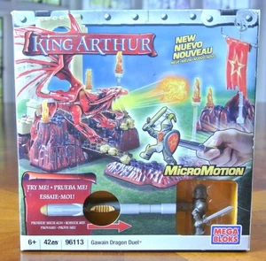 NUOVO 2008 Mega Bloks King Arthur 96113 Gawain Dragon Duel fuori stampa - Foto 1 di 1