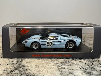 Ford MK2B 1967 Spark escala 1/43 #57 24H Le Mans R.Bucknum & P.Hawkins Foto 1 de 4