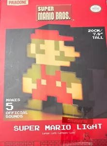 Nintendo Super Mario Bros paladone 8” Light /Lamp & 5 Sounds. NEW in box! - Picture 1 of 3