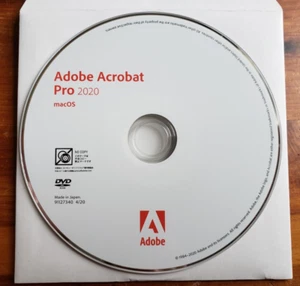 Adobe Acrobat Pro 2020 Software. MAC ONLY Disc only, no box. Includes Serial# - Picture 1 of 2