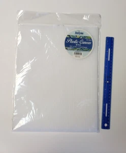 NEW JANLYNN PLASTIC CANVAS 7 count 10.5" X 13.5" 6 pack CLEAR 997-2014 - Picture 1 of 8