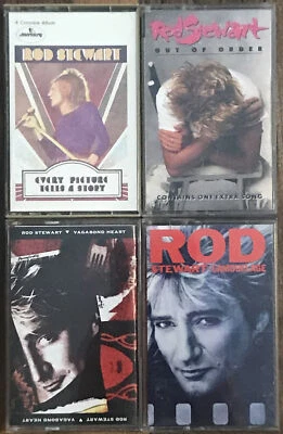 Rod Stewart cassette bundle - Every Picture Vagabond Order Camouflage - Image 1 of 4