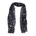  Christmas Scarf Polyester Miss Hair Snowflake Xmas Costume Accessories