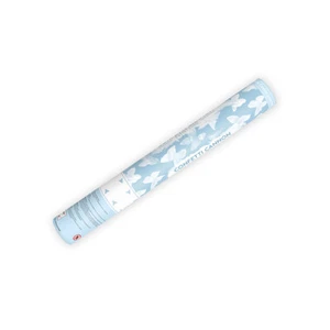 12 x Konfettikanone mit weißen Schmetterlingen Party Popper Shooter - Hochzeit - Bild 1 von 3