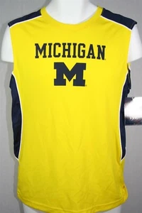 937X21 NCAA Michigan Big Boys' Jersey Tank 18 Yellow/Navy (NEW) - Picture 1 of 1