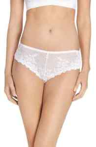 Wacoal White Embrace Lace Tanga Panty Women's Size Large 52959