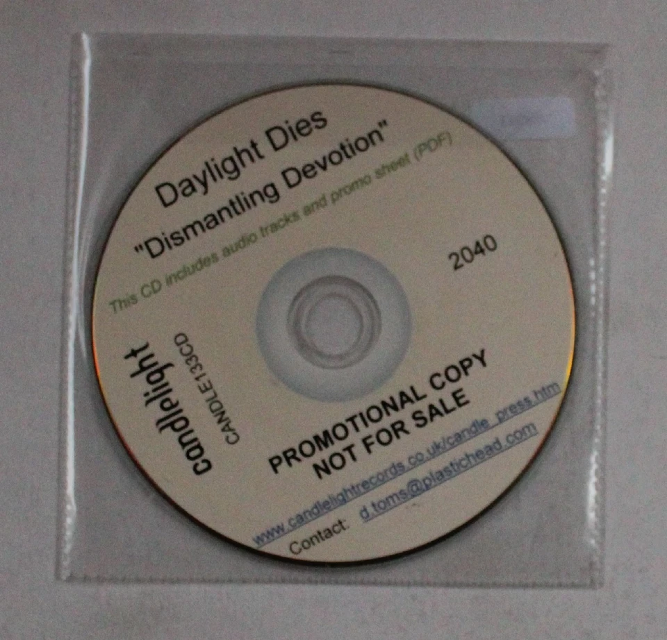 Daylight Dies Dismantling Devotion UK Adv CDR 2006 Death Metal Doom - Bild 1 von 1