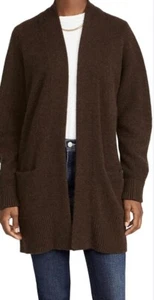 $395  Vince Cashmere Raglan Sleeve Open Front Cardigan Sweater Size S - Picture 1 of 4