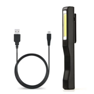 Rechargeable LED COB Pen Working Light Pocket Hand Clip Inspection Torch Lamp - Foto 1 di 1
