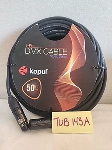 Kopul DMX33P-050-S 50 Feet Studio Series DMX Cable with 3-Pin XLR Connectors - Picture 1 of 4