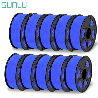 10KG SUNLU PLA PETG PLA+ ABS 3D Printer Filament 1.75mm Neat Spool No-Tangle  - Image 1 of 4