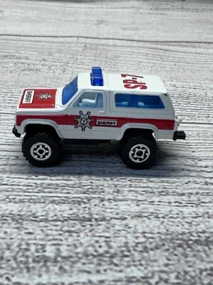 1983 Matchbox 4x4 Chevy Blazer SP-7 Sheriff Police Truck Toy #50 Diecast Vintage - Image 1 of 4