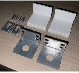 2x IKEA Wall Mount 115753 115754 103693 - 10 Pieces Total White Cover US SELLER - Picture 1 of 1