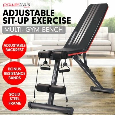 Weight Bench Press Flat Incline Decline Home Gym Exercise Fitness Seat FID - image 1 of 4