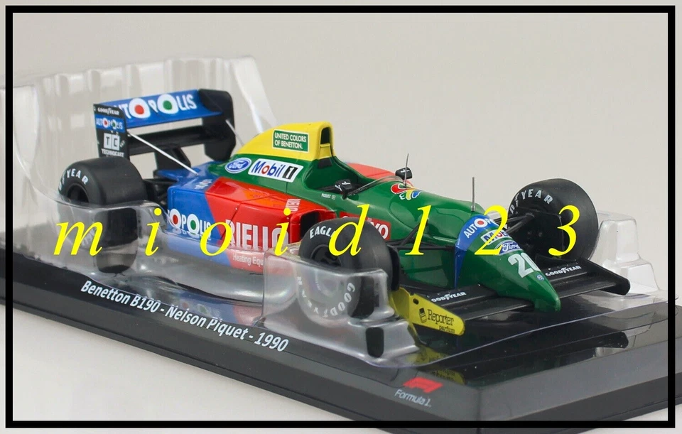 1990 - BENETTON B190 : Nelson PIQUET - Die-cast F1 1/24 - Immagine 1 di 1