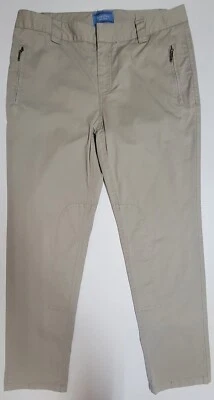 Simply Vera Wang Pant Women, Size 6, Beige, Zip Pocket Cotton Equestrian Slacks - Image 1 of 4