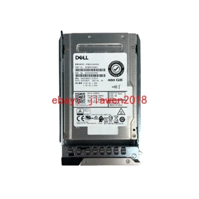 3PR5C DELL TOSHIBA 480GB 12G SAS 2.5” SFF SSD SOLID STATE DRIVE KPM5XVUG480G - Image 1 of 2