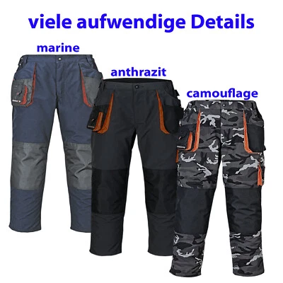 TERRATREND JOB GERMANY Arbeitshose Berufshose Bundhose Cargo Hose lang marine Größe 44 46 48 50 52-64 ´