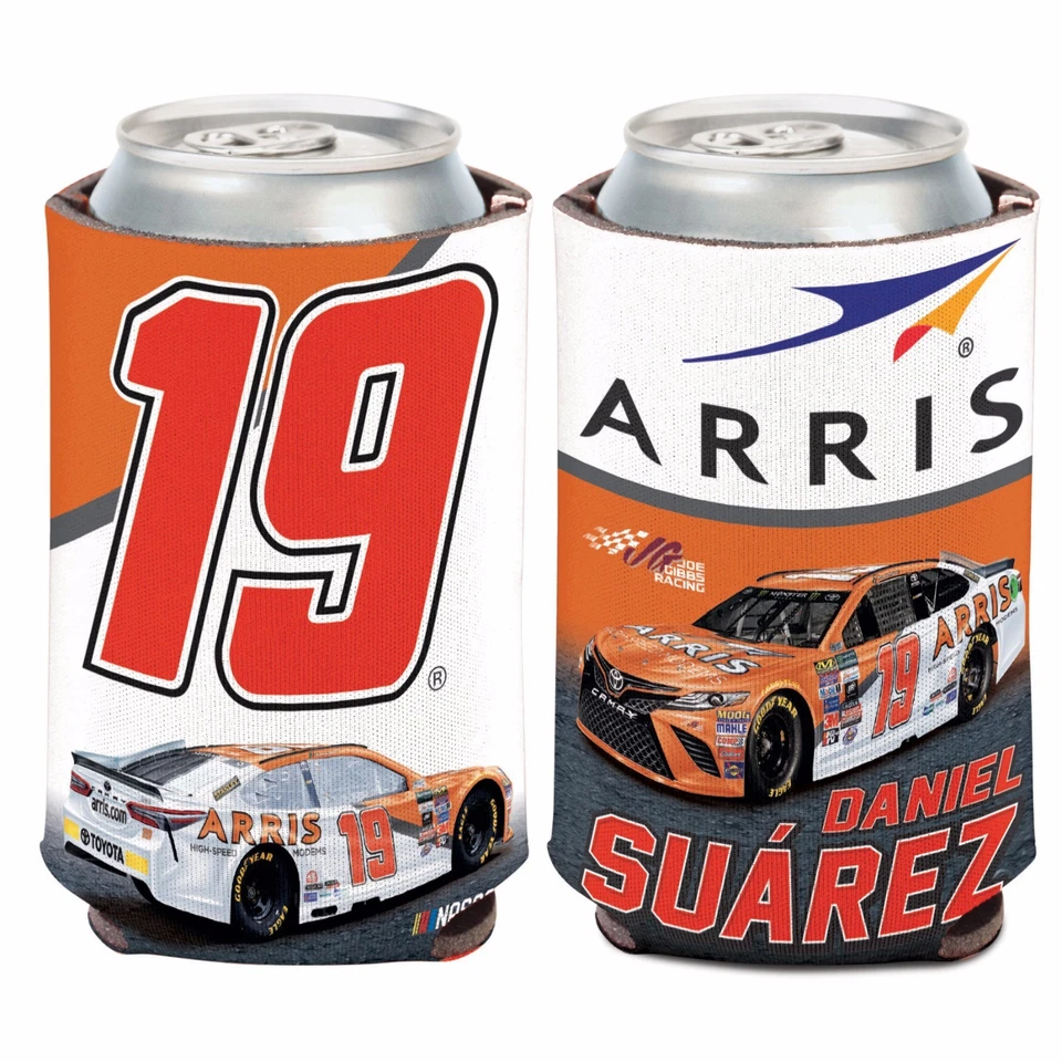 Daniel Suarez 2017 Wincraft #19 Arris Racing Can Coolie FREE SHIP - Image 1 of 1