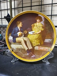 Norman Rockwell Collector Plate, Rediscovered Women Pondering on the Porch - Picture 1 of 2