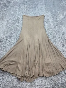 Jeff Gallano Rock Damen 1 braun Lurex Fit Flare Mandy Maxi Lagenlook Whimsigoth - Bild 1 von 10