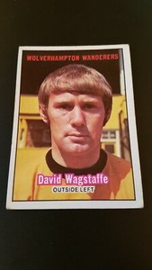 A&BC 1970 Footballer Card Orange Back - #41 David Wagstaffe - Wolves - (A)
