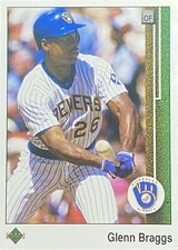 1989 Upper Deck #504 Glenn Braggs Milwaukee Brewers Baseball Card