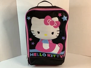 Hello Kitty Soft Shell Rolling Suitcase Girls Luggage 2012 Pre-Owned - Picture 1 of 12