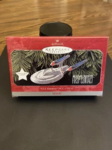 Hallmark Ornament~1998 Star Trek First Contact~U.S.S Enterprise NCC-1701-E~NIB - Bild 1 von 4