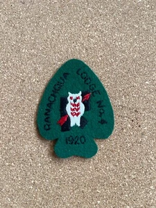 BSA Ranachqua Lodge 4 A1 embroidered on felt. WAB - Picture 1 of 2