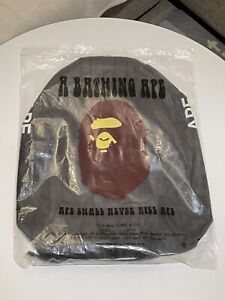 Authentic Bape "Ape Shall Never Kill Ape" Backpack Black - New