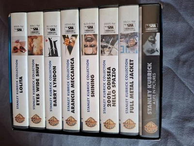 VIDEOCASSETTE VHS  STANLEY KUBRICK COLLECTION WARNER HOME VIDEO - 7 FILM + A LIF - Immagine 1 di 3