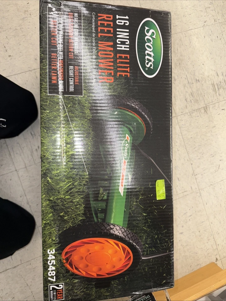 Scott's 16 pulgadas. Carrete de empuje manual cortacésped 415-16S Foto 1 de 1