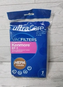 Kenmore EF-1 EF1 Exhaust Filter Replaces 86889 Filter UltraCare HEPA Media NEW - Picture 1 of 3