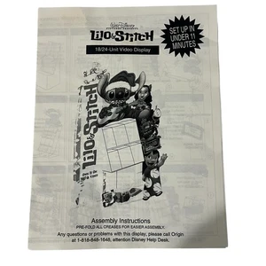 Disney Lilo & Stitch Video Store Display Kit Standee 18/24Ct Prepack NEW RARE - Picture 1 of 5