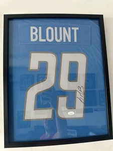 LeGarrette Blount Detroit Lions Autographed Jersey JSA Authenticated - Picture 1 of 1