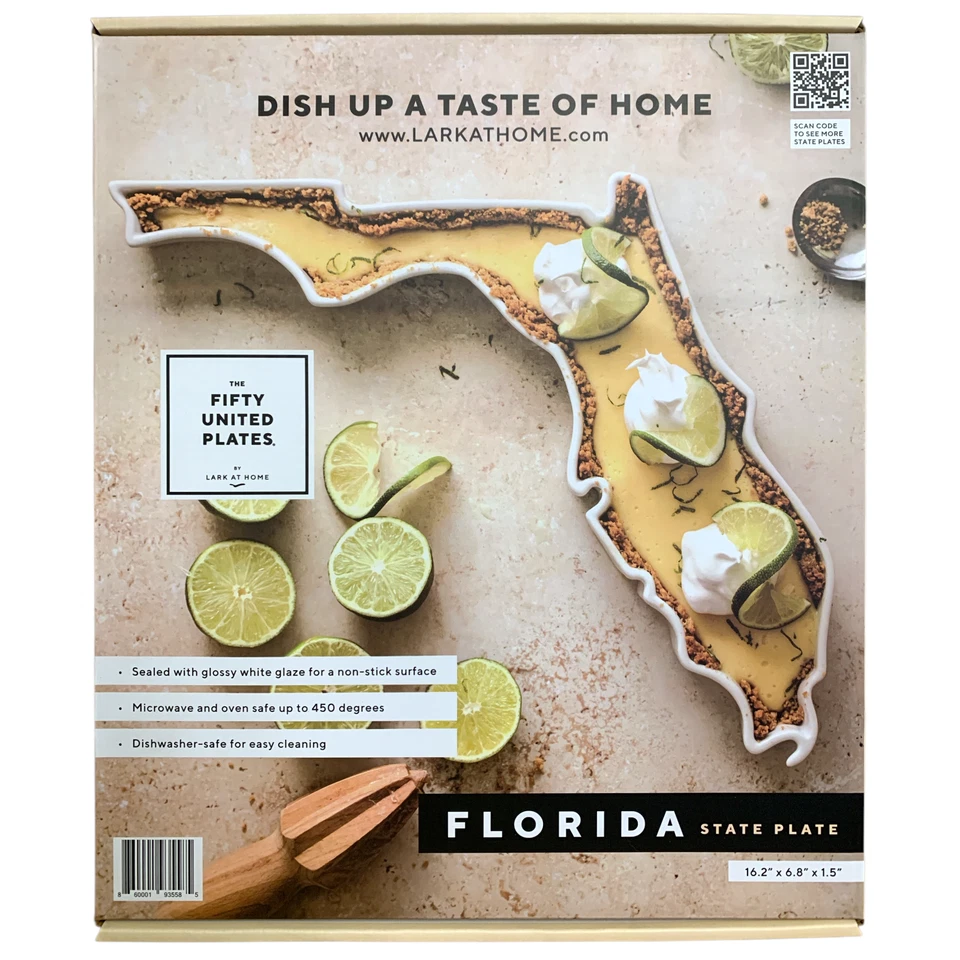 Lark at Home The Fifty United Plates State-Shaped Bake & Serve Dish, Florida - Image 1 of 1