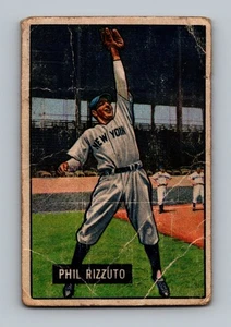 1951 Bowman #26 Phil Rizzuto LOW GRADE Vintage HOF Baseball Card - Picture 1 of 2
