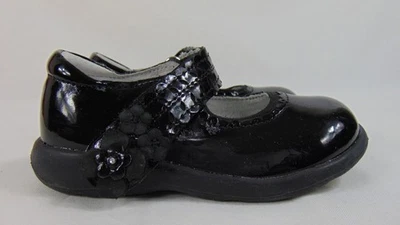 Stride Rite ADRIA Black Mary Jane Shoes Beaded Holiday Girls 6.5W Patent Leather - Image 1 of 4