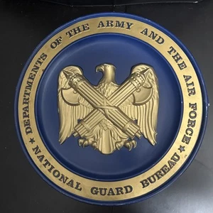US NATIONAL GUARD BUREAU Seal, USA Army & AirForce Department USAF Plastic - Picture 1 of 5