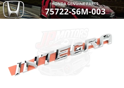 HONDA Genuine ACURA RSX Integra DC5 Logo Rear Back Emblem Badge 75722-S6M-003 - Image 1 of 4